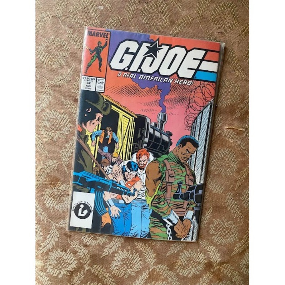 GI Joe A Real American Hero 62‎ Marvel Comics August 1987 Vintage Comic Book